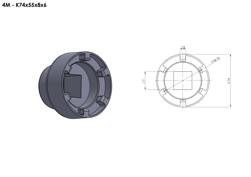 KLJUČ ZA MATICU ZADNJE OSOVINE MERCEDES